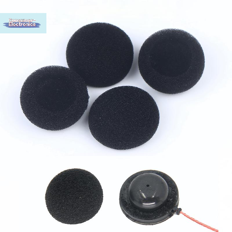 Wired Earphone Mic - 【Penutup Spons Mikrofon Kabel Lembut untuk