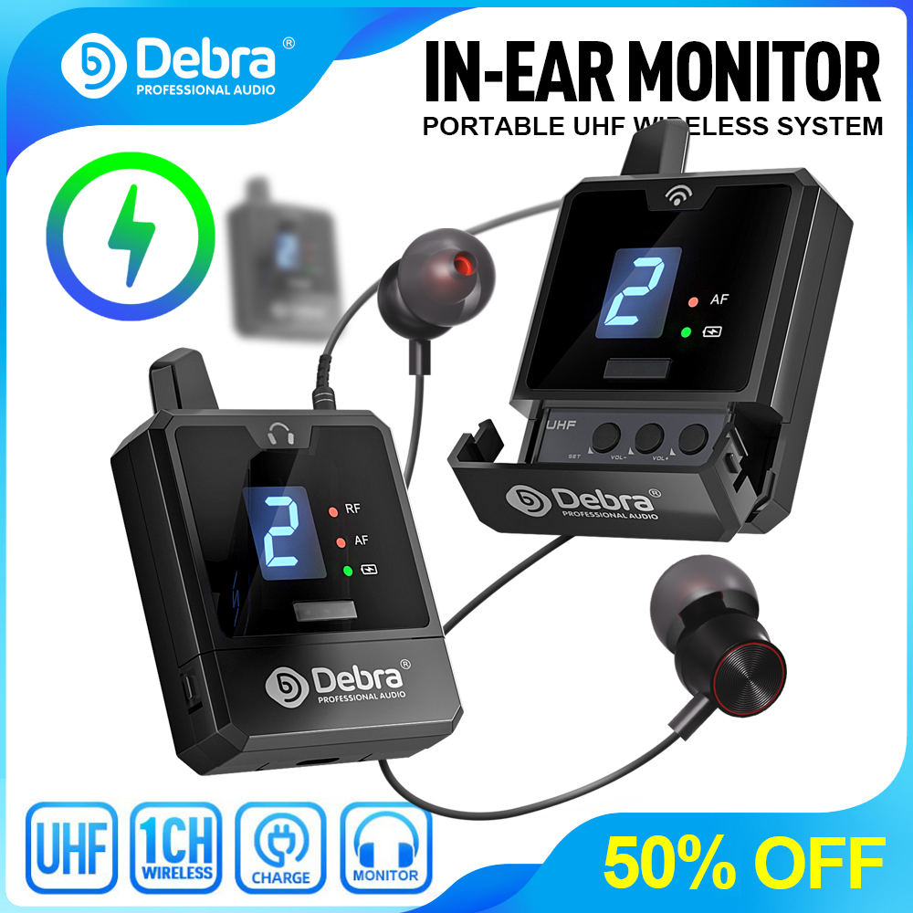 In Ear Monitor Iem - Sistem Monitor In-Ear Nirkabel Debra UHF