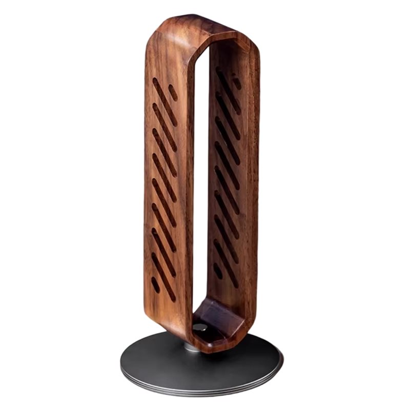 Headphone Stand Desk - FFYY - Penyangga Headset Kayu Walnut