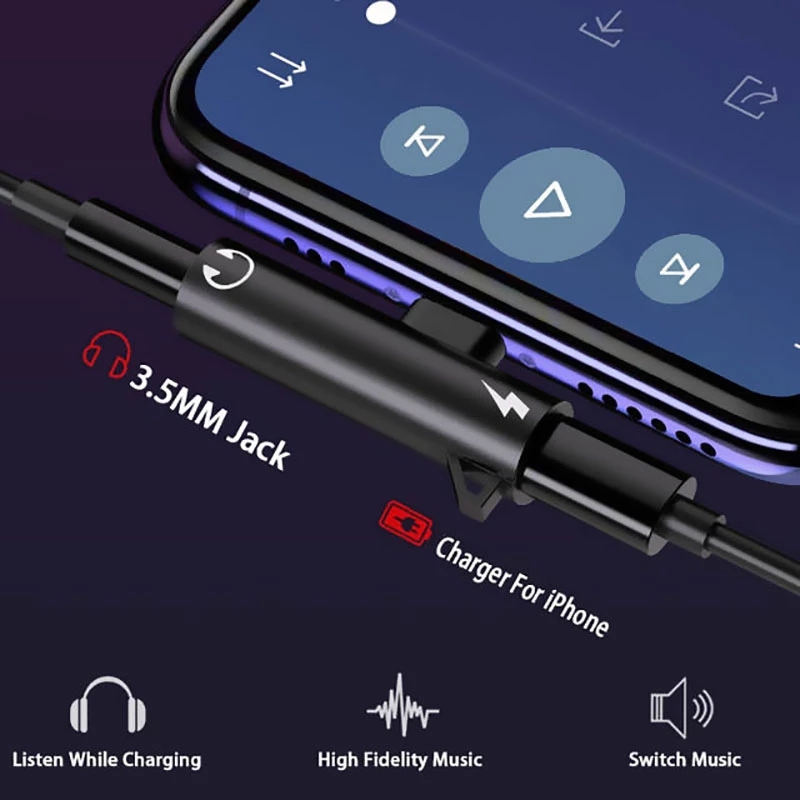 Pemisah adaptor 2 in 1, untuk  - Earphone Splitter Jack ulasan dan harga