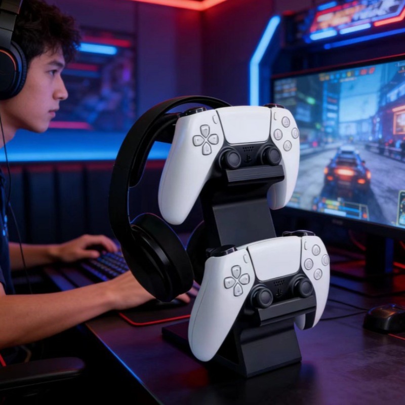 Stand Terintegrasi Headphone d - Headphone Stand Desk ulasan dan harga