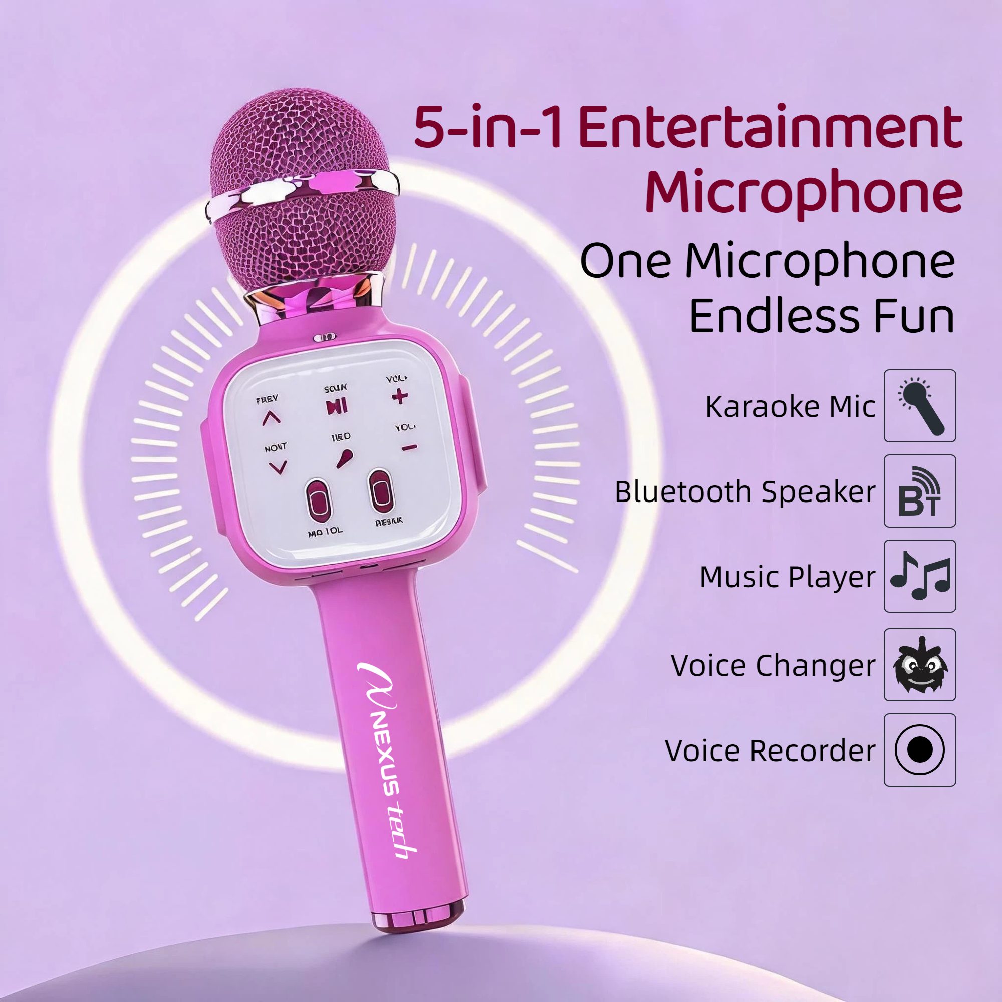 Mikrofon Karaoke Bluetooth 5.2 - Shure Mic Sm58 ulasan dan harga