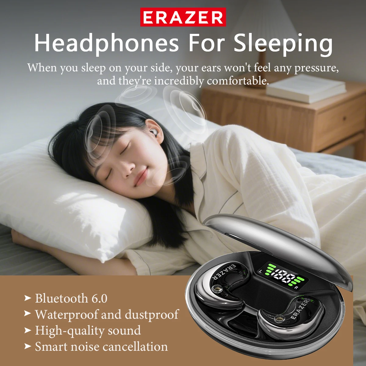 EARZER XF58 Headphone Bluetoot - Noise Cancelling Headphone ulasan dan harga