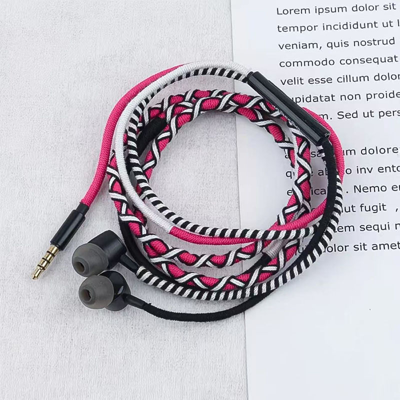 Earphone Berkabel Kepang 3.5mm - Wired Earphone Mic ulasan dan harga