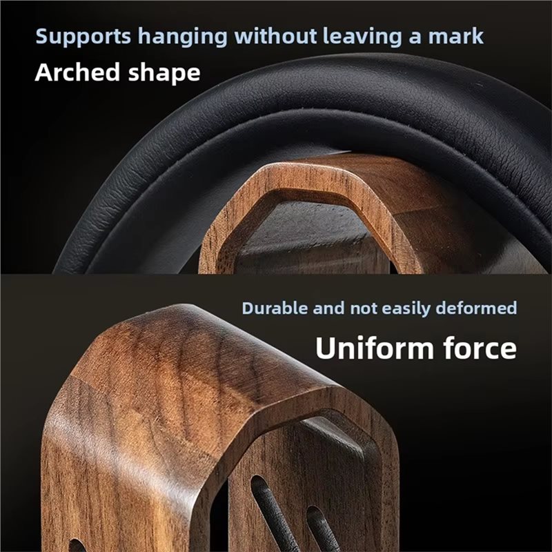 FFYY - Penyangga Headset Kayu  - Headphone Stand Desk ulasan dan harga